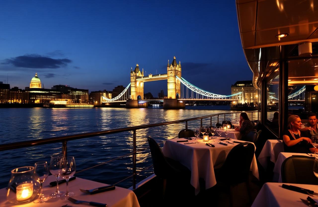 London Dinner Cruise on the River Thames