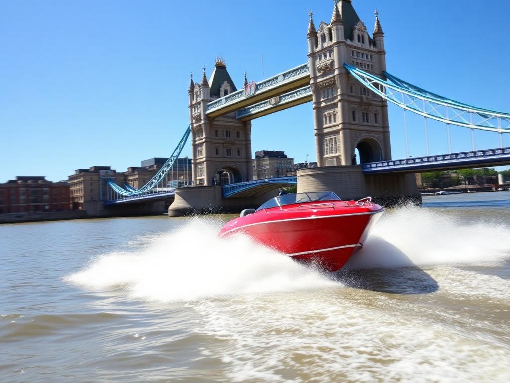 London: River Thames Speedboat Tour
